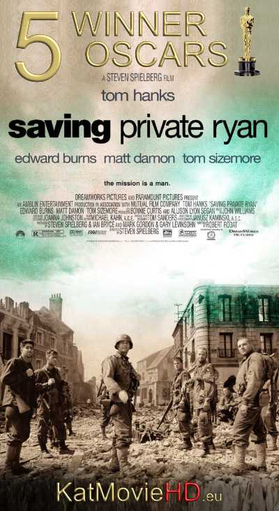 Saving Private Ryan 1998 Bluray 480p 720p x264 | 1080p Hevc 10bit | (Hindi + English) Dual Audio Esubs .